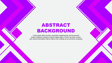 Abstract Background Design Template. Abstract Banner Wallpaper Vector Illustration. Purple Banner