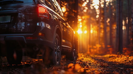 Naklejka premium Symbol picture for SUV