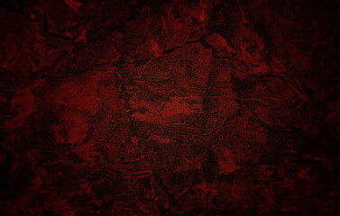 Abstract Background, Cracked Red Concrete Wall Texture