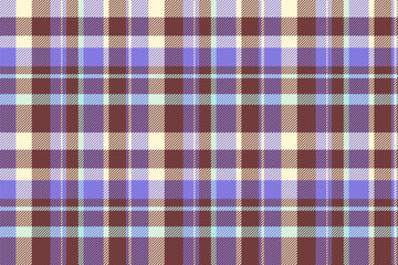 Finish tartan pattern background, clothes seamless fabric check. Decorative plaid texture vector textile in red and indigo colors.