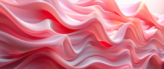 
Abstract background with magenta wavy lines, 3D rendering illustration. Abstract background with magenta wave texture. Modern wallpaper design for banner, poster, or cover in business concept