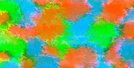 Fototapeta premium Tie dye gradient wallpaper background colorful watercolor clouds pattern abstract painting artwork water color