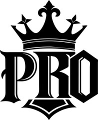 Pro with crown, member, subscription