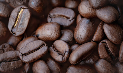 brown coffee beans For making background images