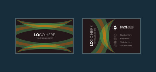 black smart business card