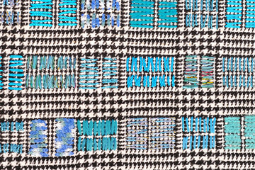Abstract gray-blue textile bright background texture.