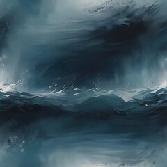 water texture blue abstract background. creates a sense of calm and harmony. invites viewers to explore the beauty of the ocean. generative ai