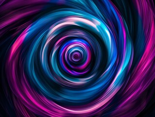 Dynamic swirl of vivid colors in motion creating a hypnotic spiral effect.