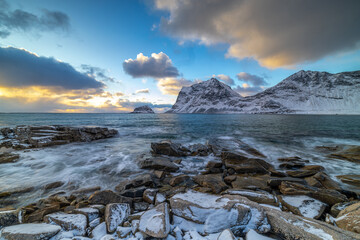Stormy haukland - Lofoten