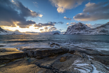 Stormy haukland - Lofoten
