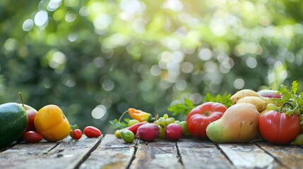 vegetables on a table