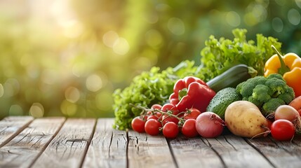 fresh vegetables on the table