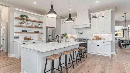 kitchen in a modern farmhouse