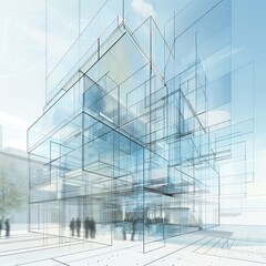 architectural diagram glass and transparency