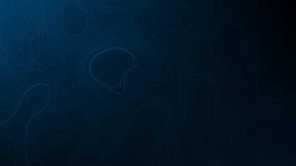 Topographic map patterns, topography line map. Topographic map in dark blue color in gold land lines. Vintage outdoors style. Abstract topographic map patterns.
