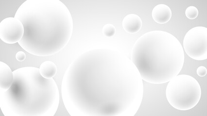 3D silver ball abstract Background