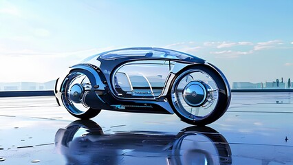 Skybound Innovations | Futuristic AI-Equipped Flying Bike