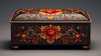 Wooden box for jewelry