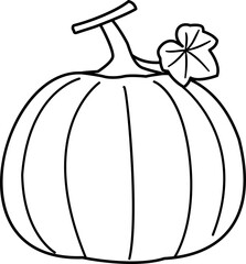 Pumpkin with leaves outline.
Farm fresh pumpkin outline.
fall pumpkin outline.