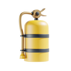 fire extinguisher 3d icon and illustration