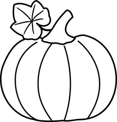 Pumpkin with leaves outline.
Farm fresh pumpkin outline.
fall pumpkin outline.