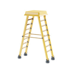 ladder 3d icon and illustration