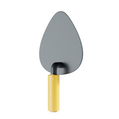 shovel 3d icon and illustration