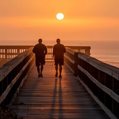 couple on the pier
