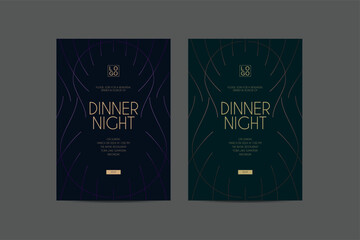 Elegant Dinner Night invitation