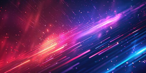 Obraz premium a colorful abstract background with lines and stars