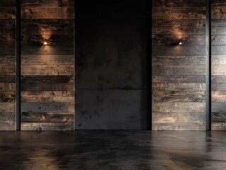 Fototapeta na wymiar wood wall, industrial architecture