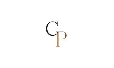 CP, PC, C, P Abstract Letters Logo Monogram