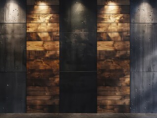  wood wall, industrial architecture
