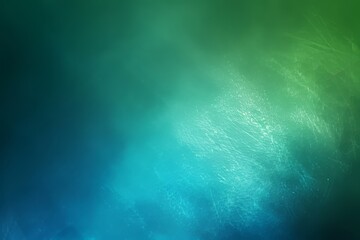 Fototapeta premium Forest green blue grainy color gradient background glowing noise texture cover header poster design