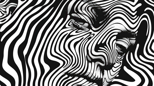 Creative portrait of a person
