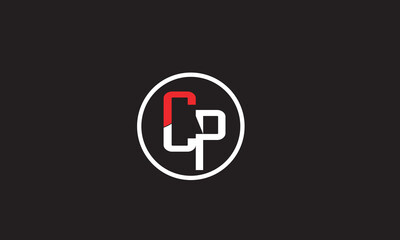 CP, PC, C, P Abstract Letters Logo Monogram