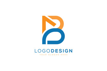 Simple Letter B Arrow Logo Creative Design Template 