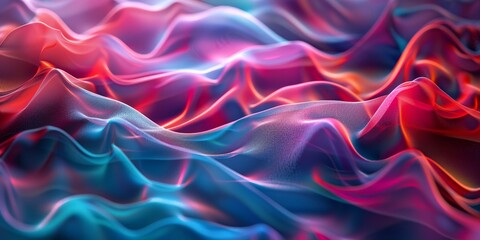 Fototapeta premium Dynamic Wave of Color