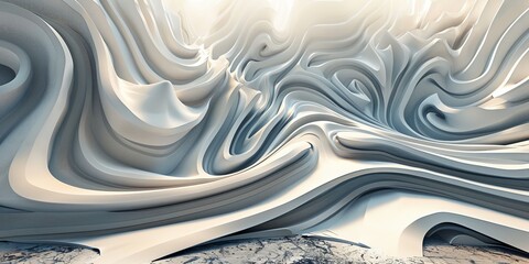 Abstract Swirling Marbled Patterns as Artistic Background Design