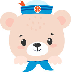 Nautical Bear, Sea, Sailing, Sailor Bear, Baby shower, first birthday