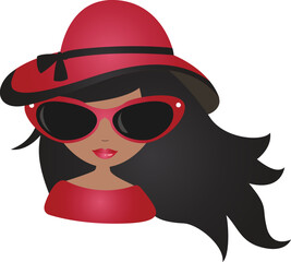 Paris, France, Bonjour, Fashion Lady © MyClipArtStore.com