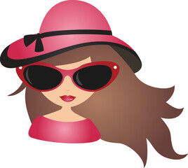 Paris, France, Bonjour, Fashion Lady © MyClipArtStore.com