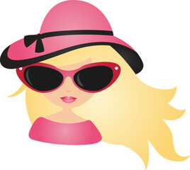 Paris, France, Bonjour, Fashion Lady © MyClipArtStore.com