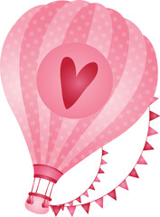 Paris, France, Bonjour, hot air balloon, valentine's day