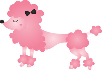 Paris, France, Bonjour, French poodle © MyClipArtStore.com