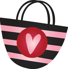 Paris, France, Bonjour, Fashion Lady, shopping bag © MyClipArtStore.com