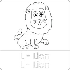 Lion Coloring Page – King of the Jungle Line Art for Kids