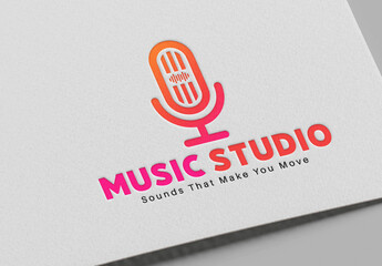 Music Logo - Powered by Adobe