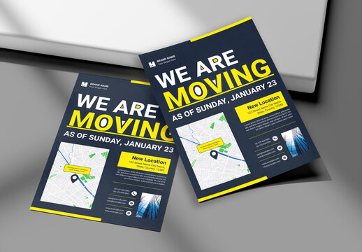 We Are Moving Flyer
