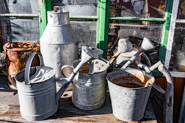 Antique store, flea market, junk and vintage items.